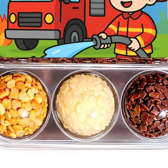 Embalagem Bolo Docinhos Personalizada Bombeiros