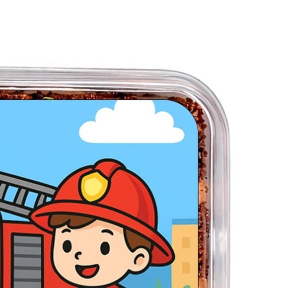 Embalagem Bolo Docinhos Personalizada Bombeiros