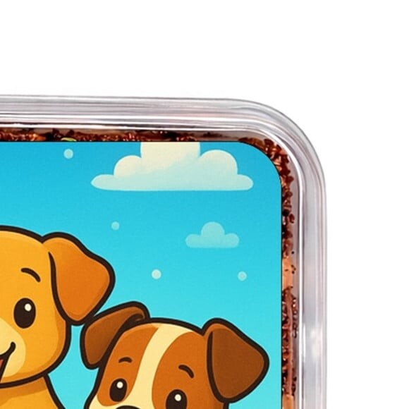 Embalagem Bolo Docinhos Personalizada Cachorrinhos