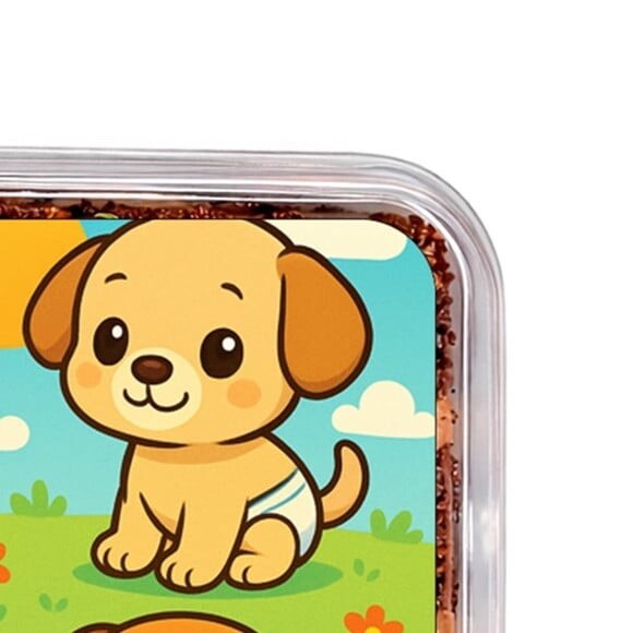 Embalagem Bolo Docinhos Personalizada Cachorrinhos Baby