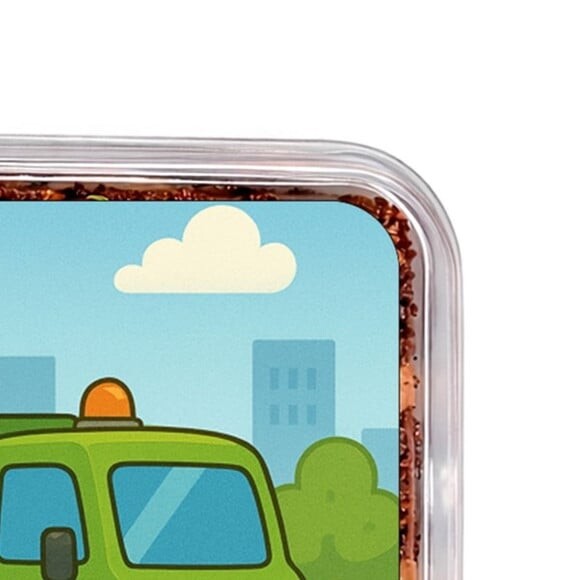 Embalagem Bolo Docinhos Personalizada Caminhão de Lixo
