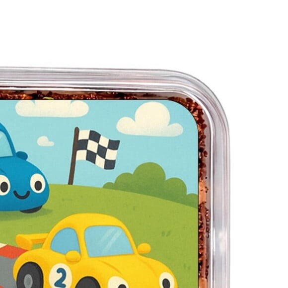 Embalagem Bolo Docinhos Personalizada Carros de Corridas