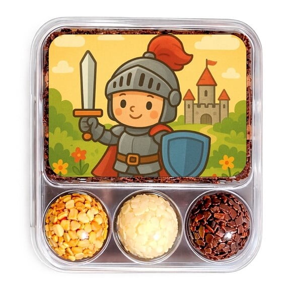 Embalagem Bolo Docinhos Personalizada Cavaleiro Medieval