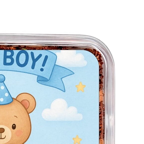 Embalagem Bolo Docinhos Personalizada Chá de Bebê Menino