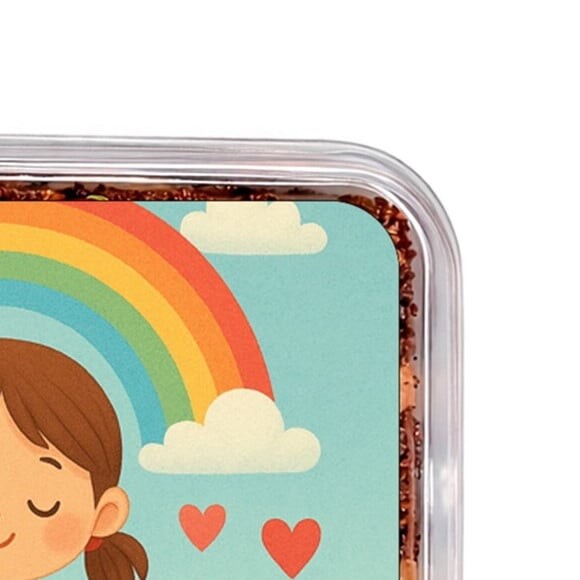 Embalagem Bolo Docinhos Personalizada Chuva de Amor