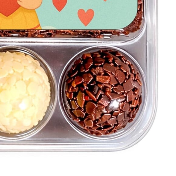Embalagem Bolo Docinhos Personalizada Chuva de Amor