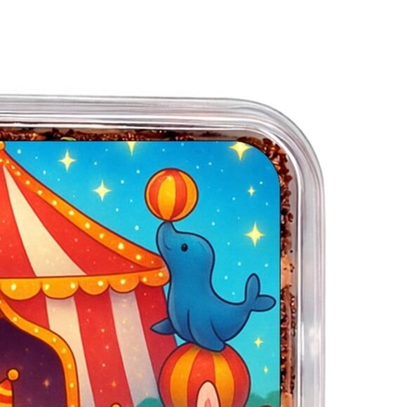 Embalagem Bolo Docinhos Personalizada Circo Encantado