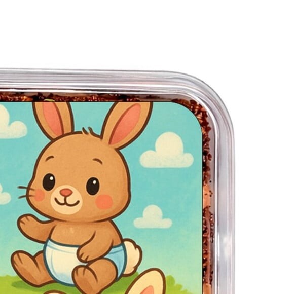 Embalagem Bolo Docinhos Personalizada Coelhinhos Baby