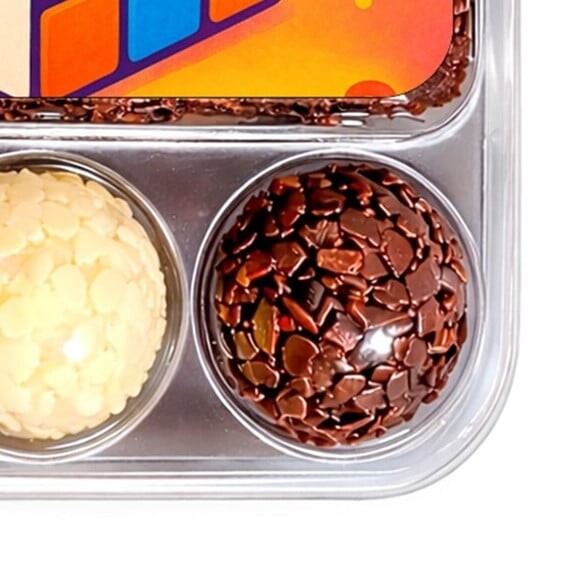 Embalagem Bolo Docinhos Personalizada Cubo Mágico