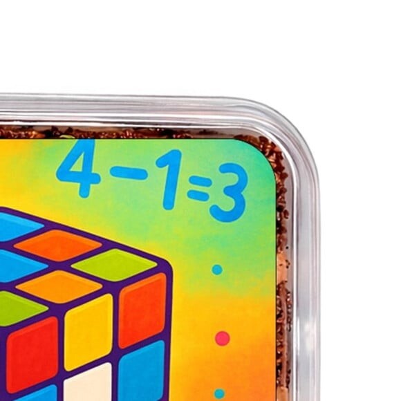 Embalagem Bolo Docinhos Personalizada Cubo Mágico