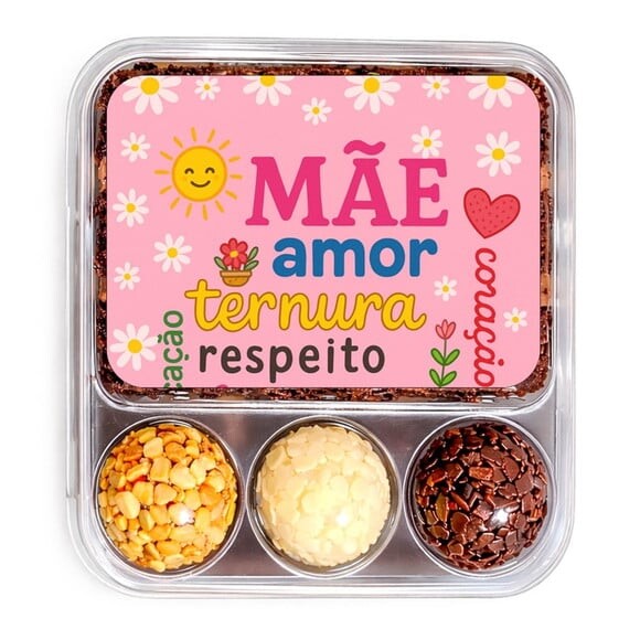 Embalagem Bolo Docinhos Personalizada Dia das Mães