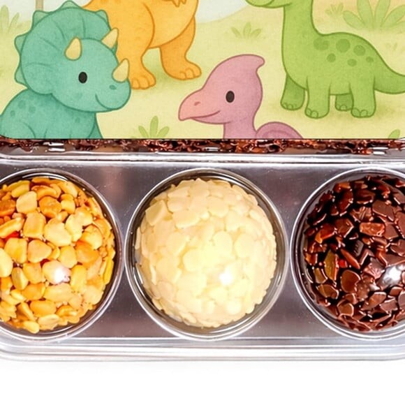 Embalagem Bolo Docinhos Personalizada Dinossauros Baby