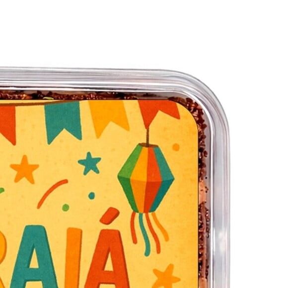 Embalagem Bolo Docinhos Personalizada Festa Junina Arraiá
