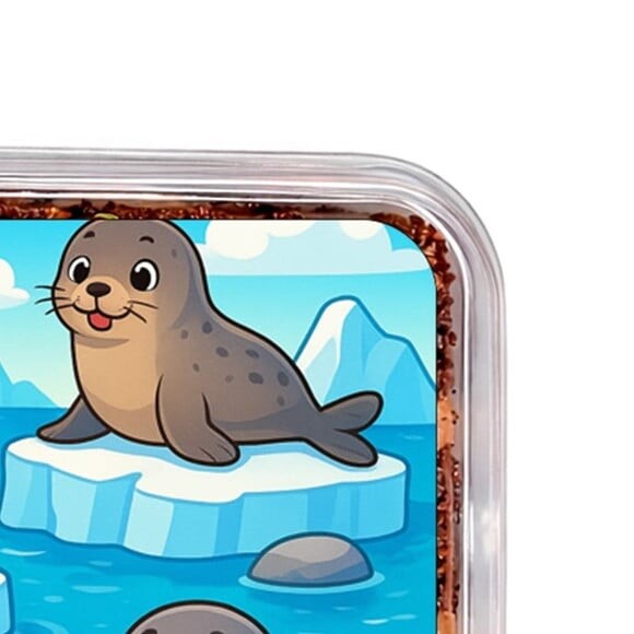 Embalagem Bolo Docinhos Personalizada Focas