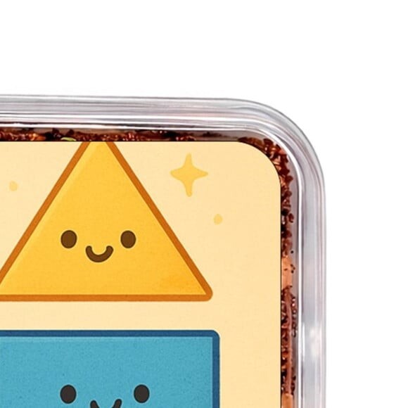 Embalagem Bolo Docinhos Personalizada Formas Geométricas