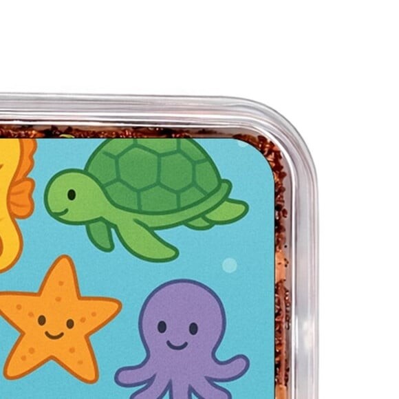 Embalagem Bolo Docinhos Personalizada Fundo do Mar