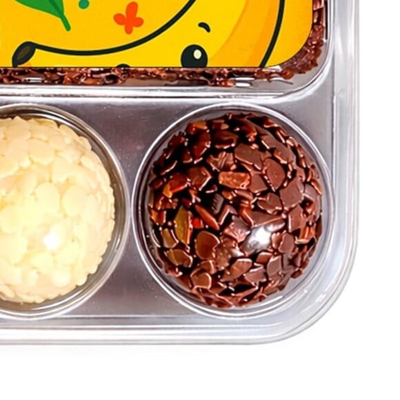 Embalagem Bolo Docinhos Personalizada Frutas Tropicais