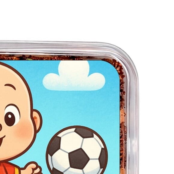 Embalagem Bolo Docinhos Personalizada Futebol Baby