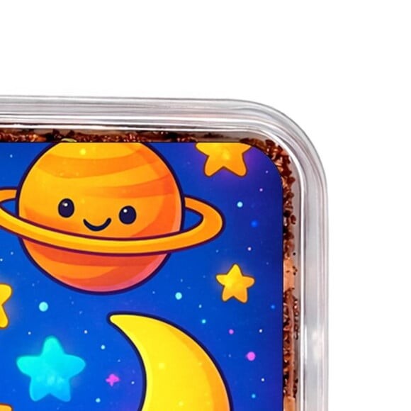 Embalagem Bolo Docinhos Personalizada Galáxia Encantada