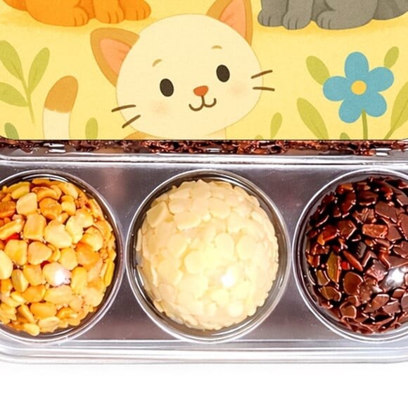 Embalagem Bolo Docinhos Personalizada Gatinhos