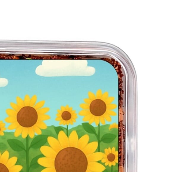 Embalagem Bolo Docinhos Personalizada Girassóis