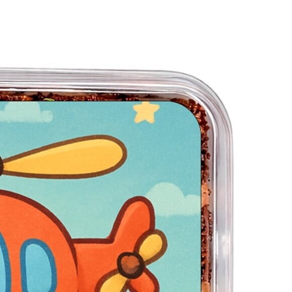 Embalagem Bolo Docinhos Personalizada Helicóptero
