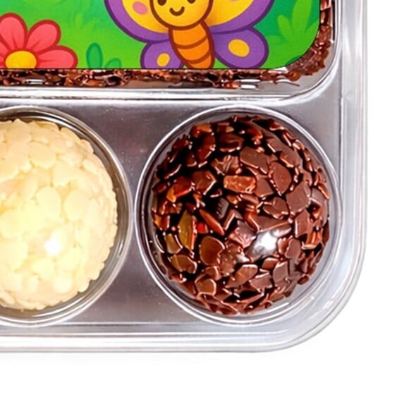 Embalagem Bolo Docinhos Personalizada Jardim das Borboletas