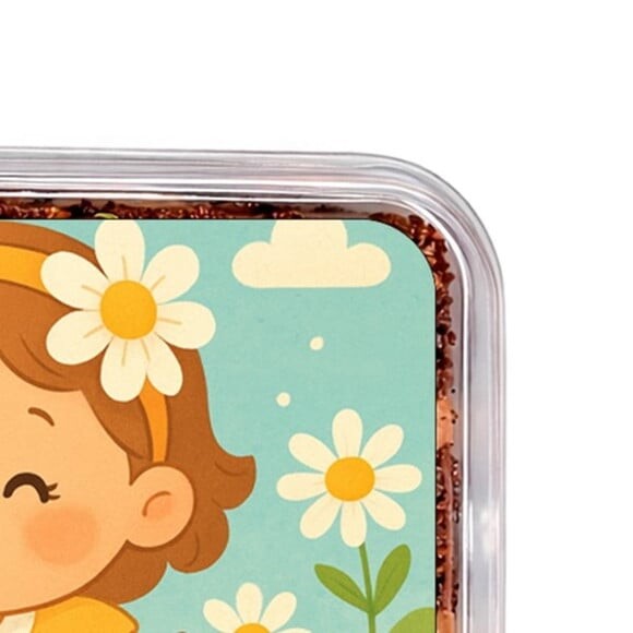 Embalagem Bolo Docinhos Personalizada Jardim das Margaridas
