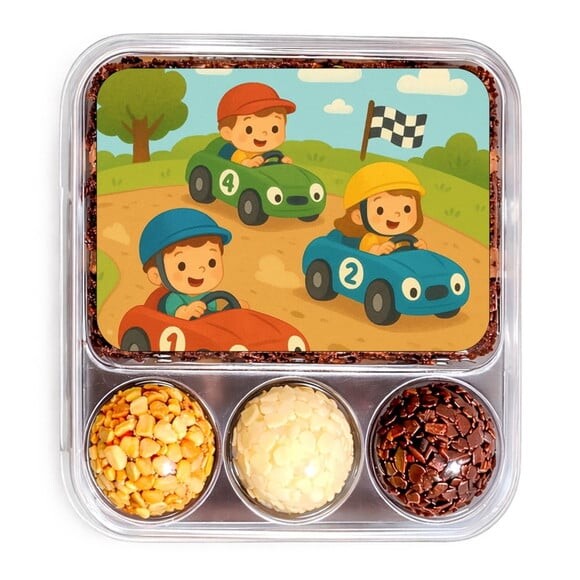 Embalagem Bolo Docinhos Personalizada Kart Infantil