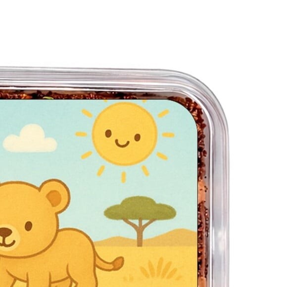 Embalagem Bolo Docinhos Personalizada Leãozinhos