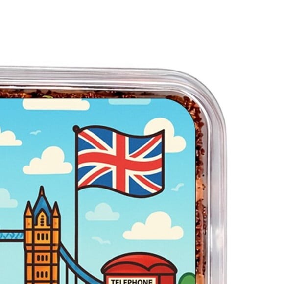 Embalagem Bolo Docinhos Personalizada Londres
