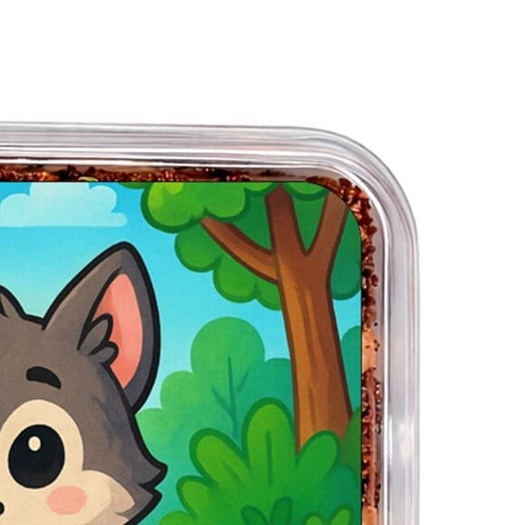 Embalagem Bolo Docinhos Personalizada Lobinho