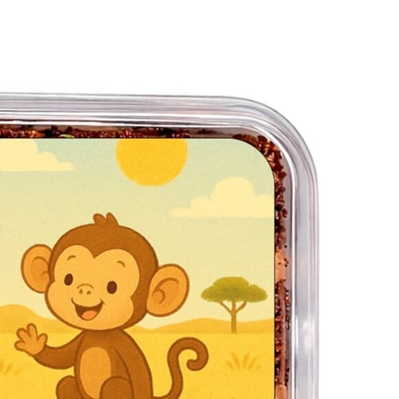 Embalagem Bolo Docinhos Personalizada Macaquinhos