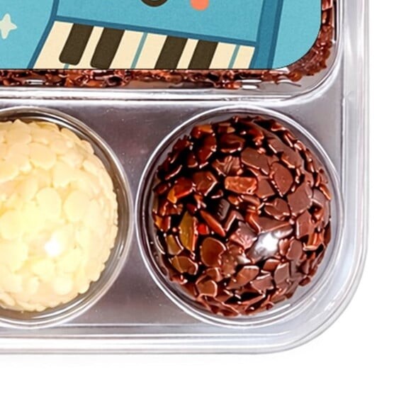 Embalagem Bolo Docinhos Personalizada Músicas Instrumentos