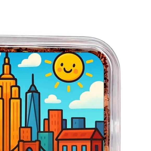 Embalagem Bolo Docinhos Personalizada Nova York