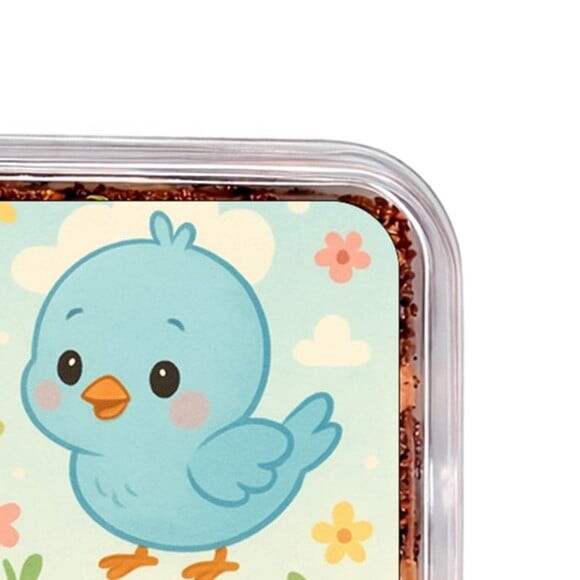 Embalagem Bolo Docinhos Personalizada Passarinhos Baby