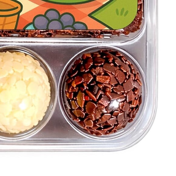 Embalagem Bolo Docinhos Personalizada Piquenique das Frutas