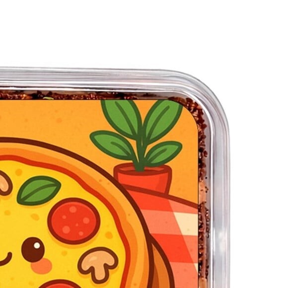 Embalagem Bolo Docinhos Personalizada Pizza Divertida