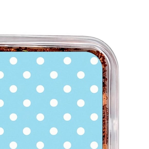 Embalagem Bolo Docinhos Personalizada Poá Azul Bebê