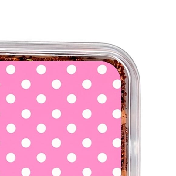 Embalagem Bolo Docinhos Personalizada Poá Rosa Pink