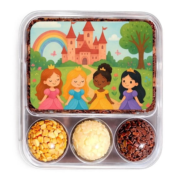 Embalagem Bolo Docinhos Personalizada Princesas Encantadas