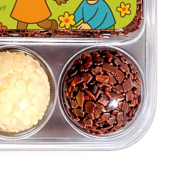 Embalagem Bolo Docinhos Personalizada Primavera Divertida
