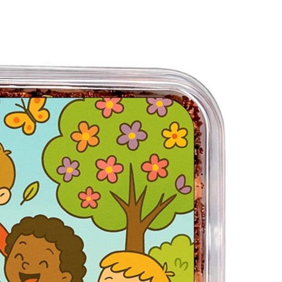 Embalagem Bolo Docinhos Personalizada Primavera Divertida