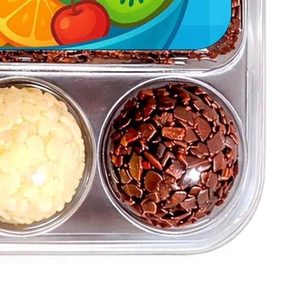 Embalagem Bolo Docinhos Personalizada Salada de Frutas