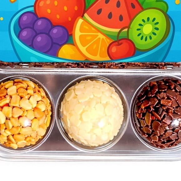 Embalagem Bolo Docinhos Personalizada Salada de Frutas