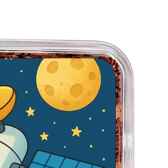 Embalagem Bolo Docinhos Personalizada Satélite