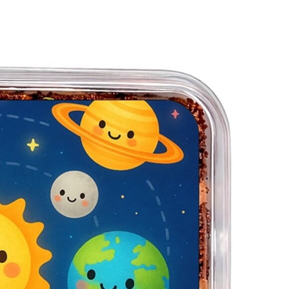 Embalagem Bolo Docinhos Personalizada Sistema Solar
