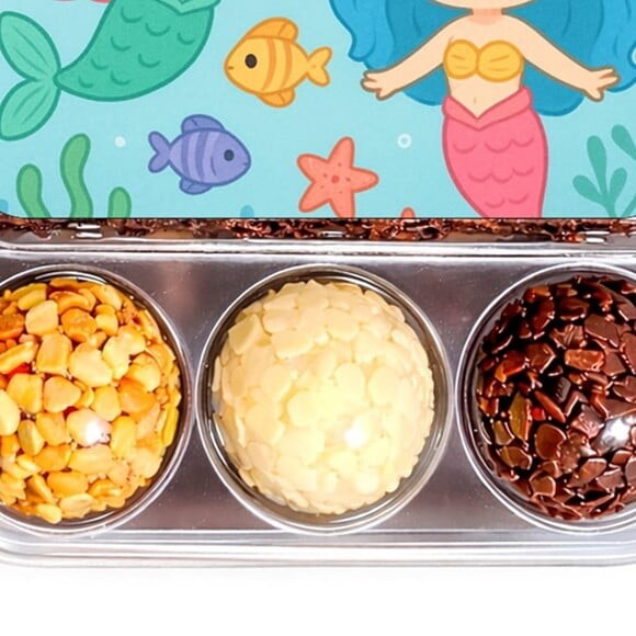 Embalagem Bolo Docinhos Personalizada Sereias