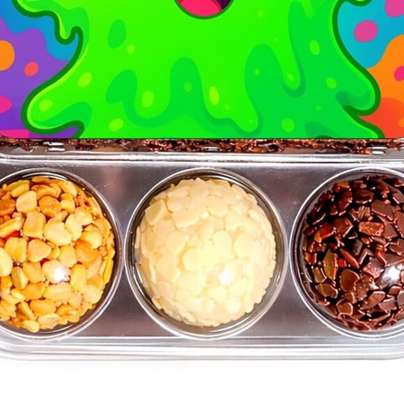 Embalagem Bolo Docinhos Personalizada Slime