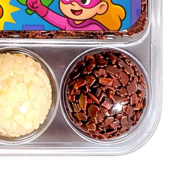 Embalagem Bolo Docinhos Personalizada Super Heróis